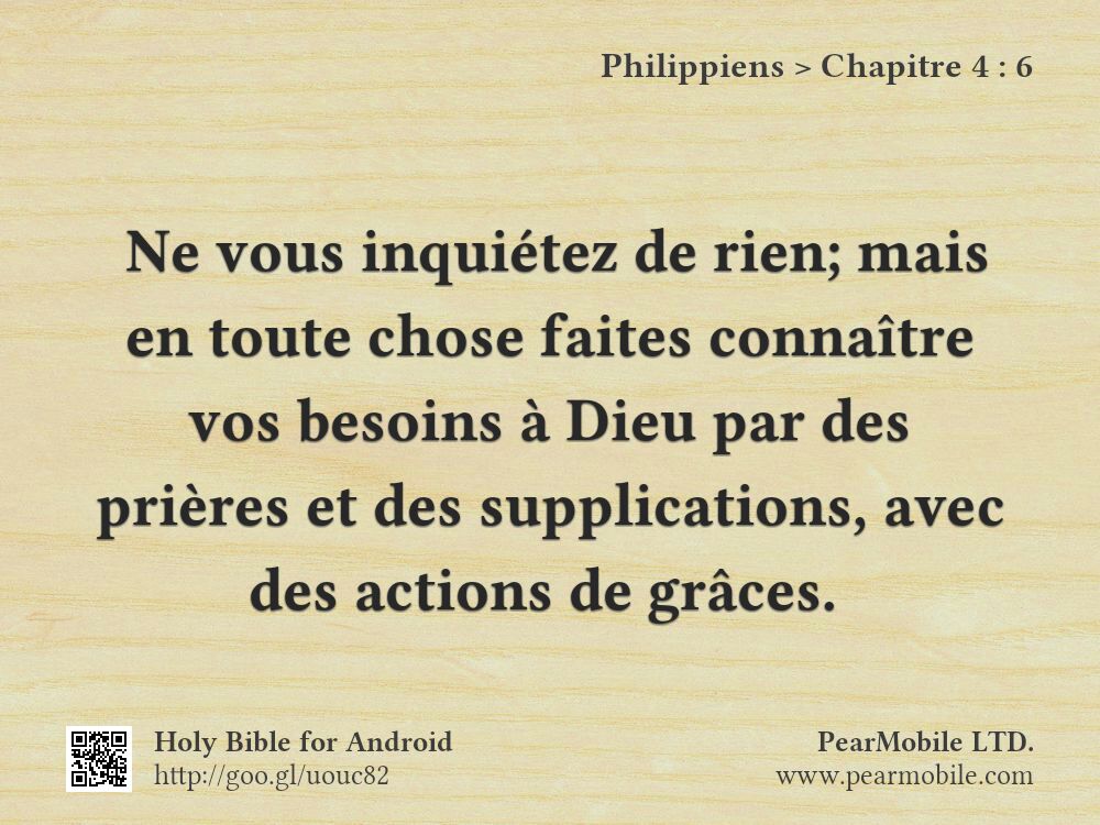 Philippiens, Chapitre 4:6